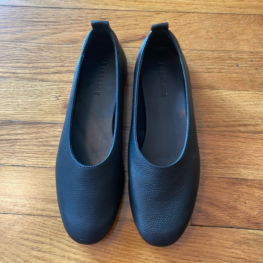 Everlane Day Glove Black Flat Size 7